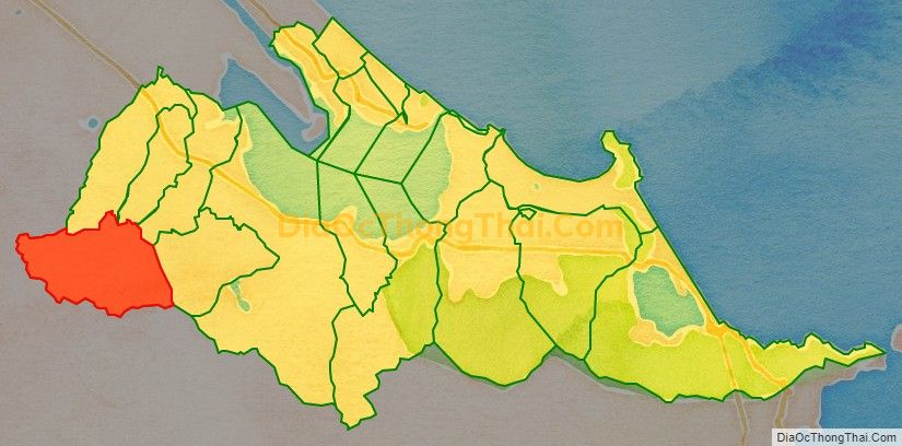 Bản đồ vị trí và địa giới hành chính Xã Xuân Lộc, huyện Phú Lộc