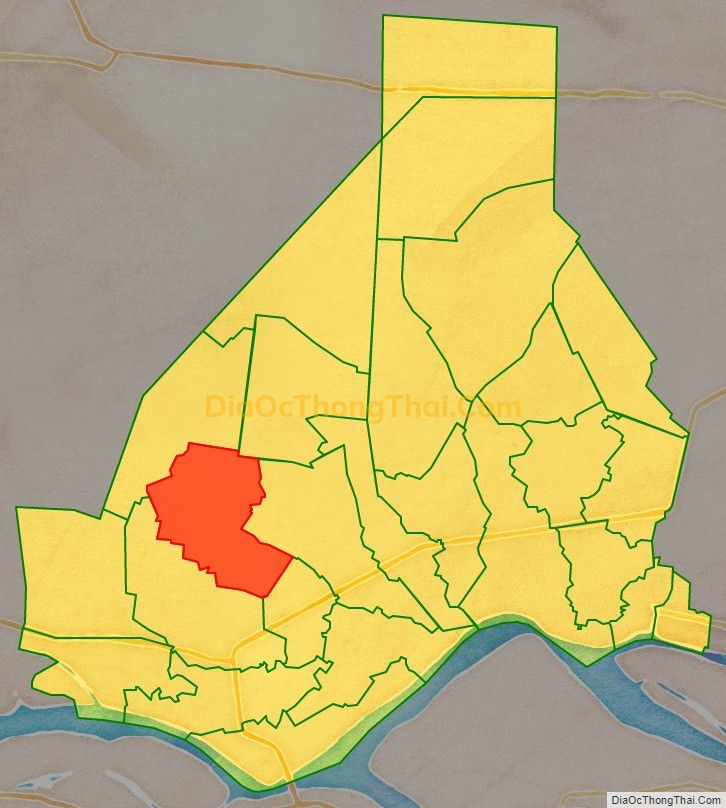 Bản đồ vị trí và địa giới hành chính Xã Mỹ Lợi A, huyện Cái Bè