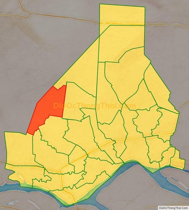 Bản đồ vị trí và địa giới hành chính Xã Mỹ Lợi B, huyện Cái Bè