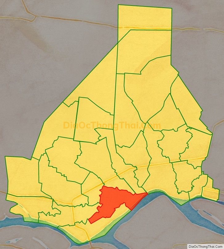 Bản đồ vị trí và địa giới hành chính Xã Mỹ Lương, huyện Cái Bè