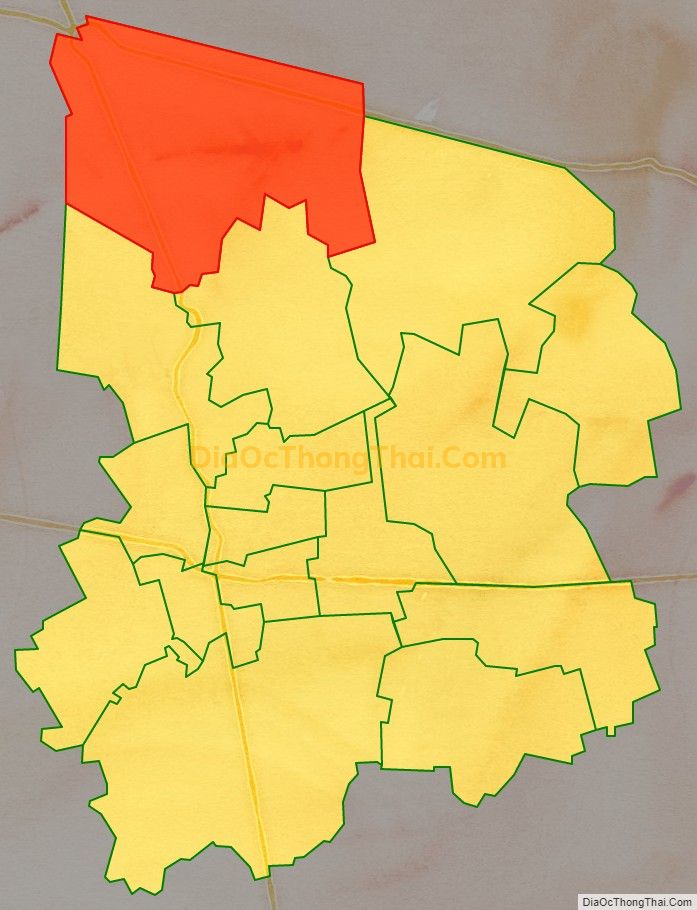 Bản đồ vị trí và địa giới hành chính Xã Mỹ Phước Tây, thị xã Cai Lậy