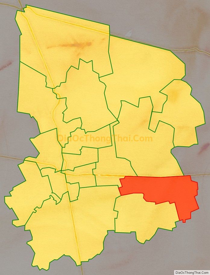 Bản đồ vị trí và địa giới hành chính Xã Nhị Quý, thị xã Cai Lậy