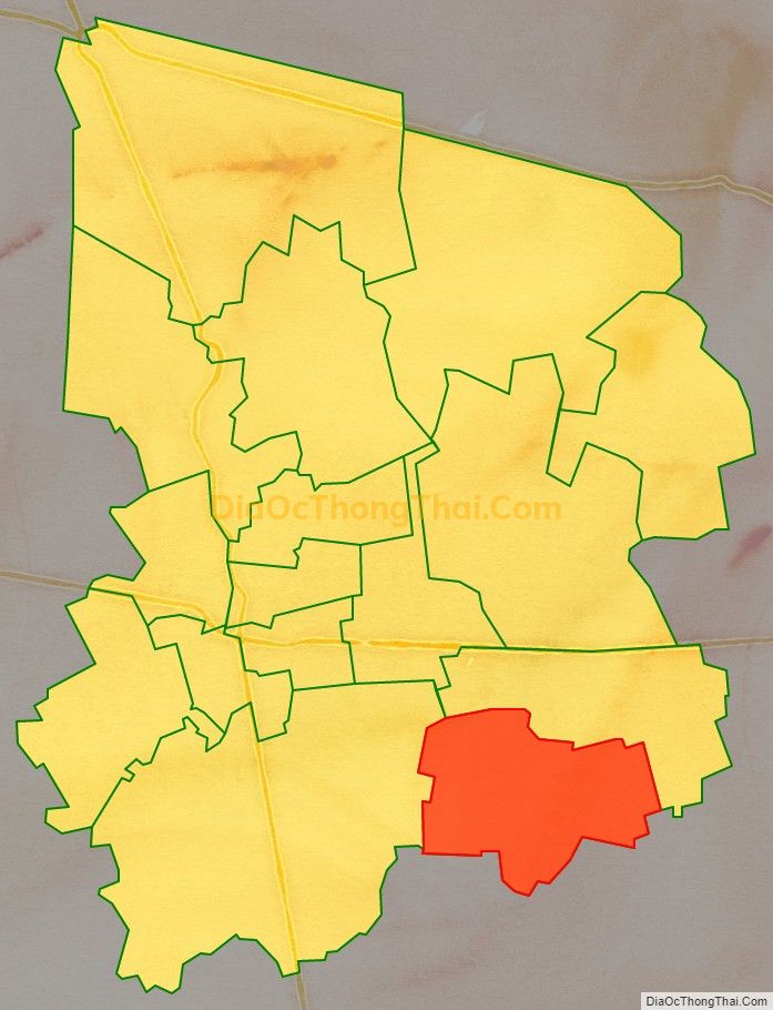 Bản đồ vị trí và địa giới hành chính Xã Phú Quý, thị xã Cai Lậy