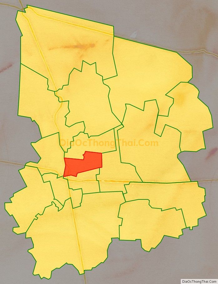 Bản đồ vị trí và địa giới hành chính Phường 1, thị xã Cai Lậy
