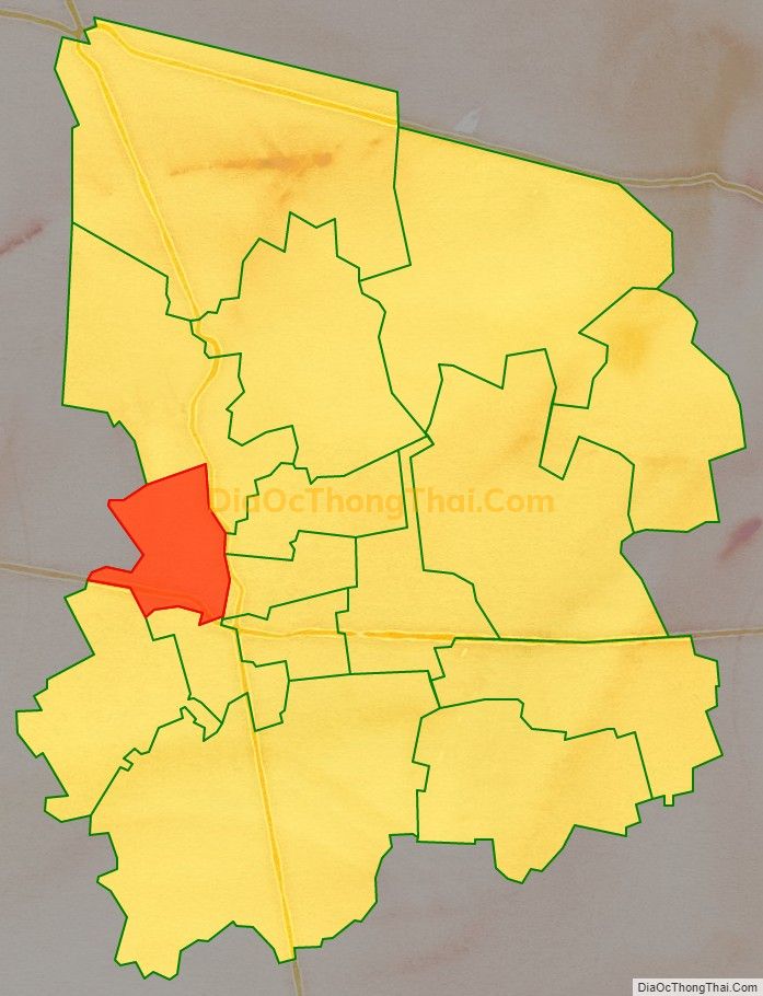 Bản đồ vị trí và địa giới hành chính Phường 2, thị xã Cai Lậy