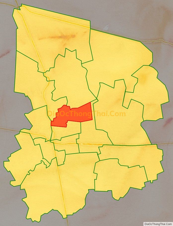 Bản đồ vị trí và địa giới hành chính Phường 3, thị xã Cai Lậy