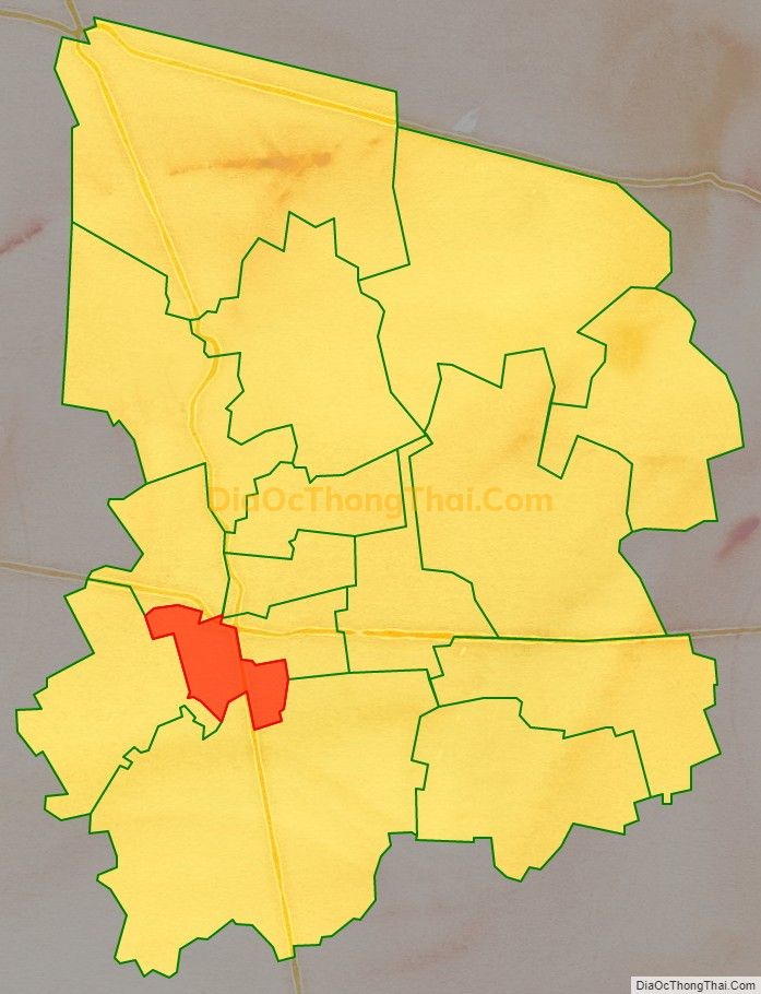 Bản đồ vị trí và địa giới hành chính Phường 5, thị xã Cai Lậy