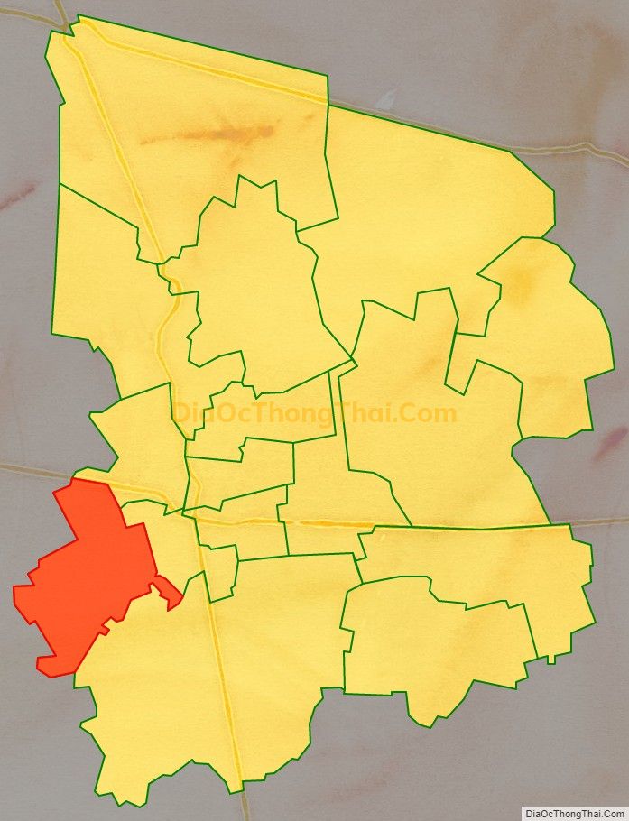 Bản đồ vị trí và địa giới hành chính Xã Thanh Hòa, thị xã Cai Lậy