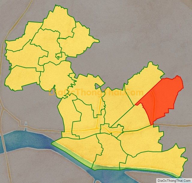 Bản đồ vị trí và địa giới hành chính Xã Bình Phục Nhứt, huyện Chợ Gạo