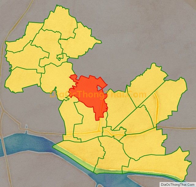 Bản đồ vị trí và địa giới hành chính Xã Đăng Hưng Phước, huyện Chợ Gạo