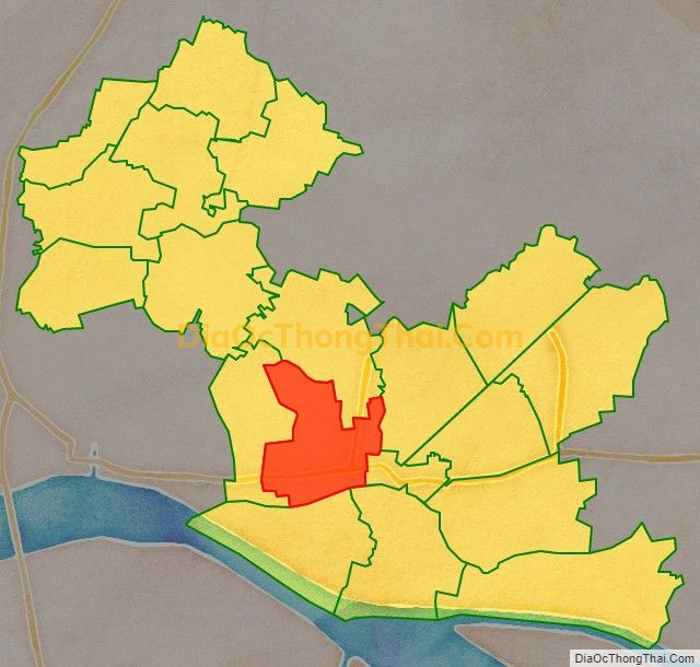 Bản đồ vị trí và địa giới hành chính Xã Long Bình Điền, huyện Chợ Gạo