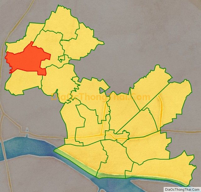 Bản đồ vị trí và địa giới hành chính Xã Phú Kiết, huyện Chợ Gạo