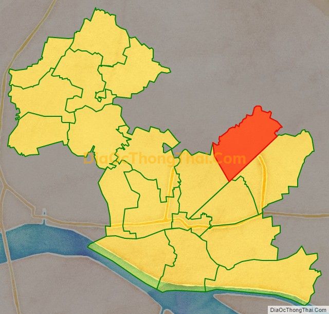 Bản đồ vị trí và địa giới hành chính Xã Quơn Long, huyện Chợ Gạo