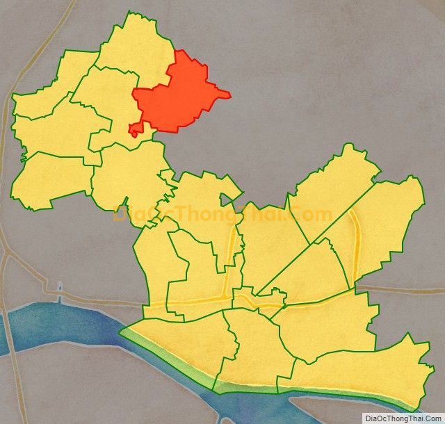 Bản đồ vị trí và địa giới hành chính Xã Tân Bình Thạnh, huyện Chợ Gạo
