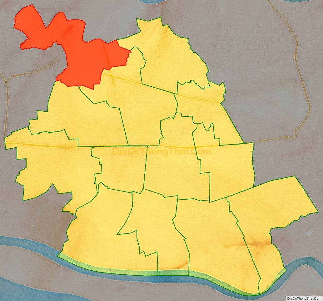 Bản đồ vị trí và địa giới hành chính Xã Đồng Sơn, huyện Gò Công Tây