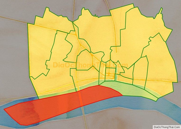 Bản đồ vị trí và địa giới hành chính Xã Thới Sơn, TP Mỹ Tho