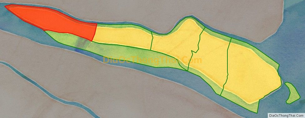 Bản đồ vị trí và địa giới hành chính Xã Tân Thới, huyện Tân Phú Đông