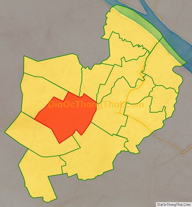 Bản đồ vị trí và địa giới hành chính Xã An Trường, huyện Càng Long