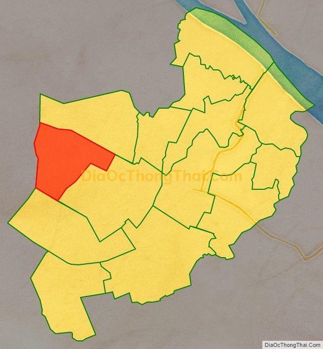 Bản đồ vị trí và địa giới hành chính Xã An Trường A, huyện Càng Long