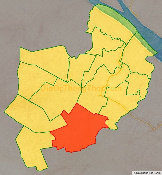 Bản đồ vị trí và địa giới hành chính Xã Huyền Hội, huyện Càng Long