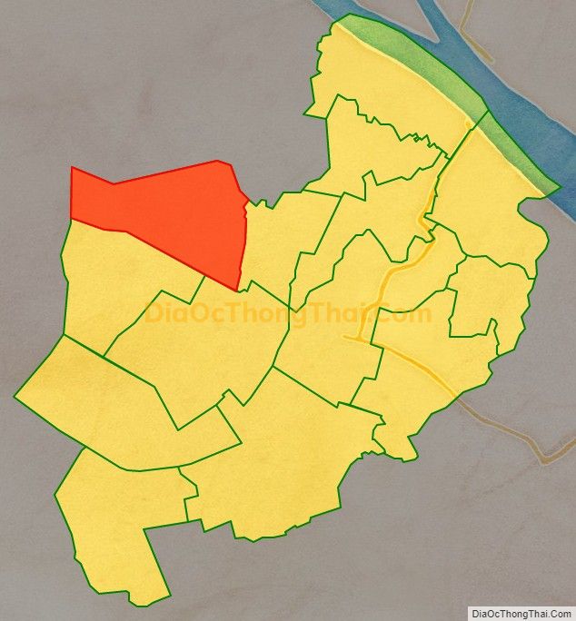 Bản đồ vị trí và địa giới hành chính Xã Mỹ Cẩm, huyện Càng Long