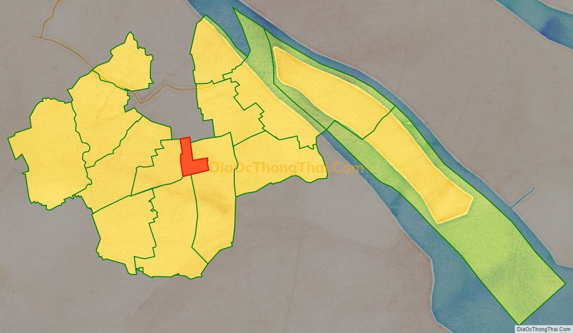 Bản đồ vị trí và địa giới hành chính Thị trấn Châu Thành, huyện Châu Thành
