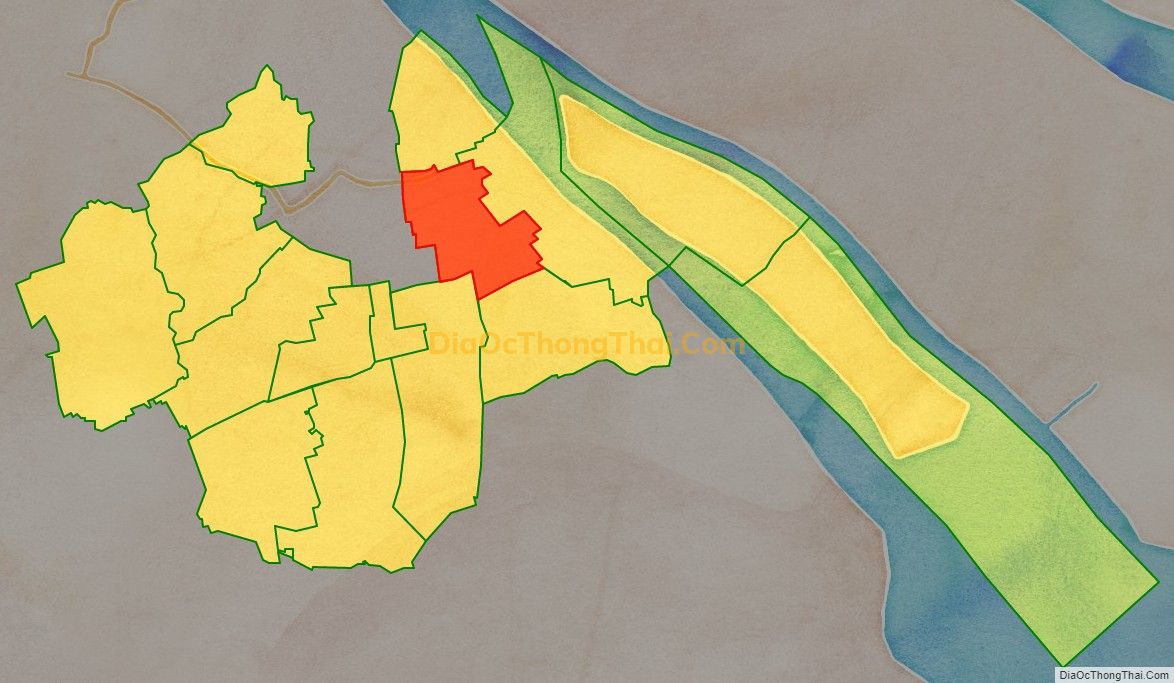 Bản đồ vị trí và địa giới hành chính Xã Hòa Lợi, huyện Châu Thành
