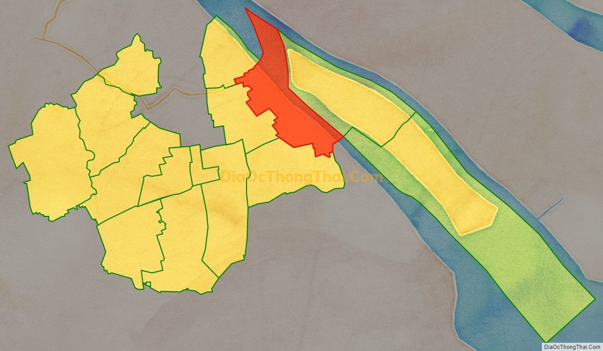Bản đồ vị trí và địa giới hành chính Xã Hưng Mỹ, huyện Châu Thành