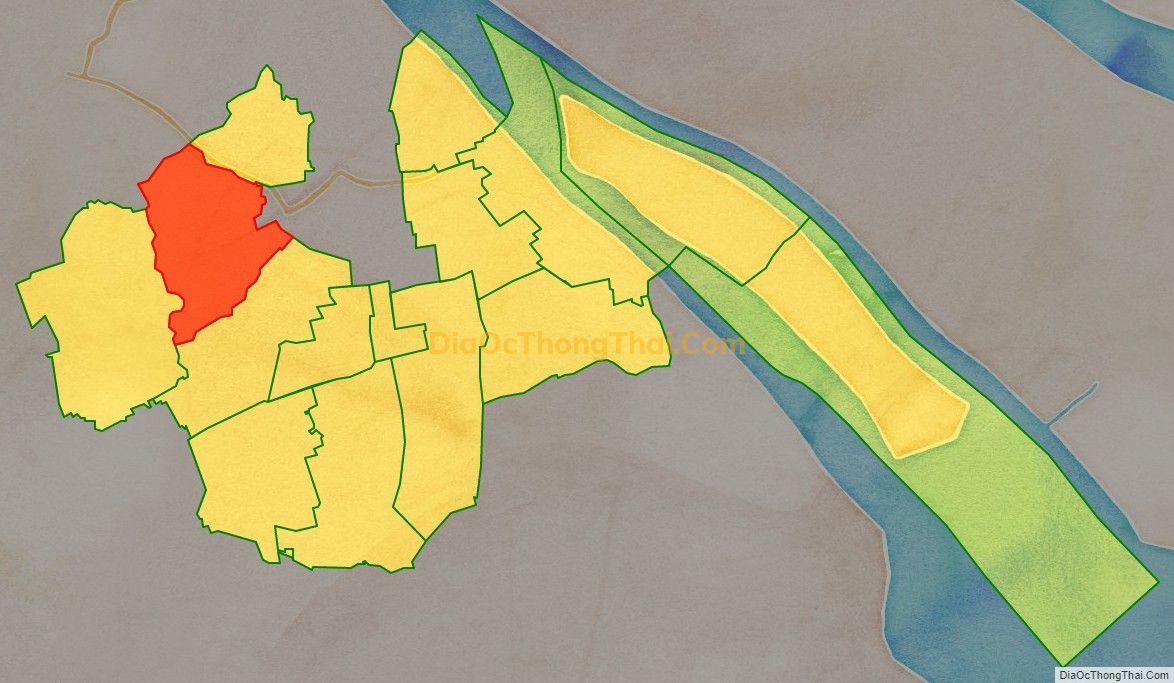 Bản đồ vị trí và địa giới hành chính Xã Lương Hòa, huyện Châu Thành