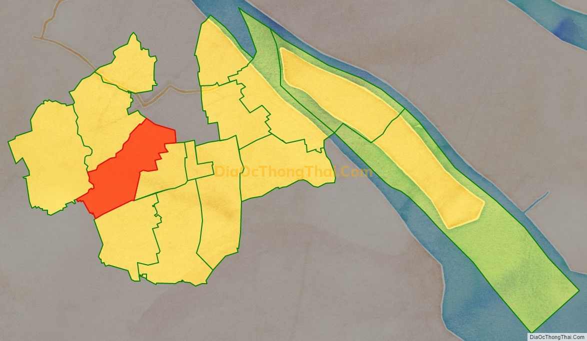 Bản đồ vị trí và địa giới hành chính Xã Lương Hòa A, huyện Châu Thành