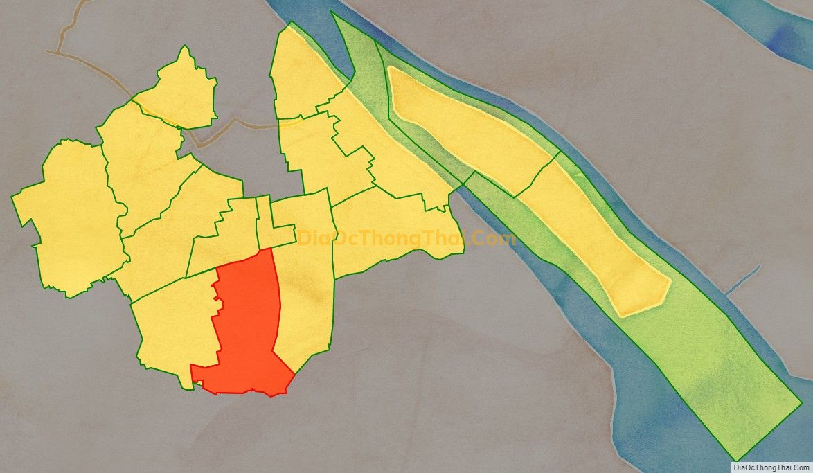Bản đồ vị trí và địa giới hành chính Xã Mỹ Chánh, huyện Châu Thành