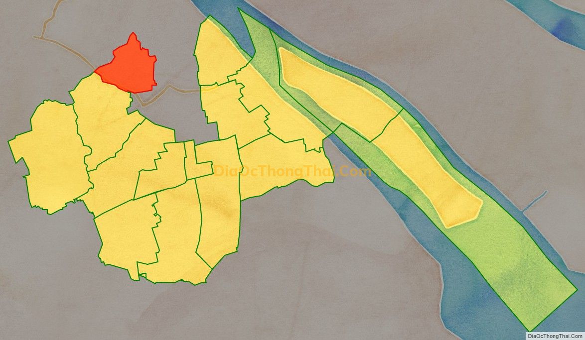Bản đồ vị trí và địa giới hành chính Xã Nguyệt Hóa, huyện Châu Thành
