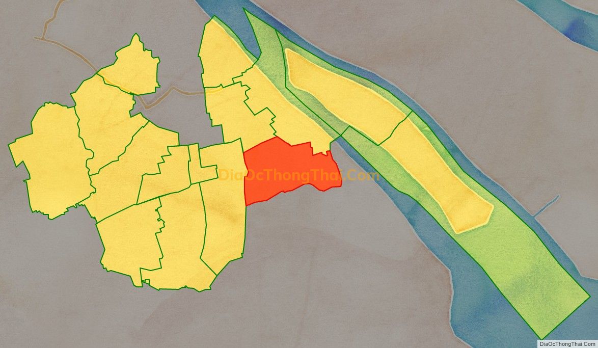 Bản đồ vị trí và địa giới hành chính Xã Phước Hảo, huyện Châu Thành