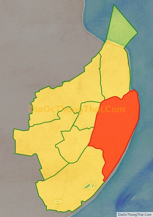 Bản đồ vị trí và địa giới hành chính Xã Trường Long Hòa, thị xã Duyên Hải