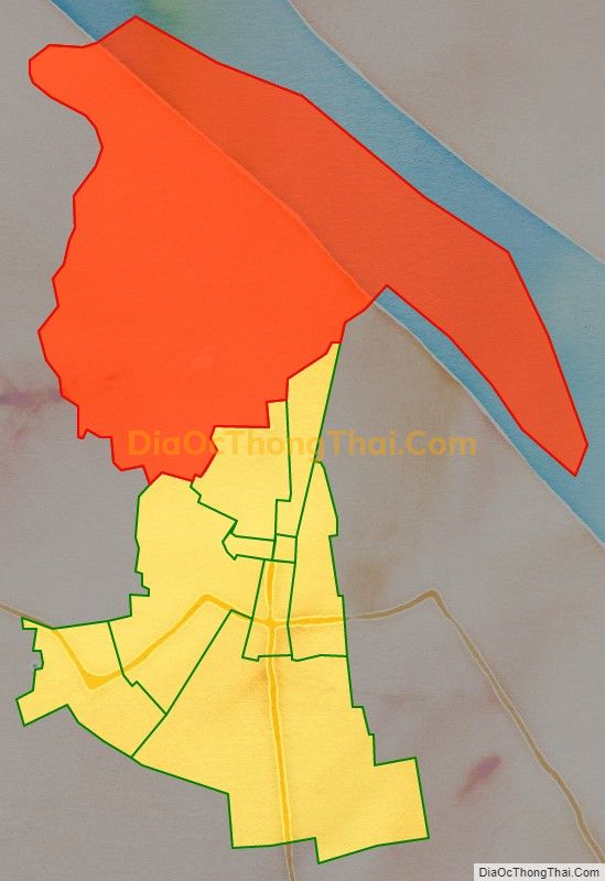 Bản đồ vị trí và địa giới hành chính Xã Long Đức, TP Trà Vinh
