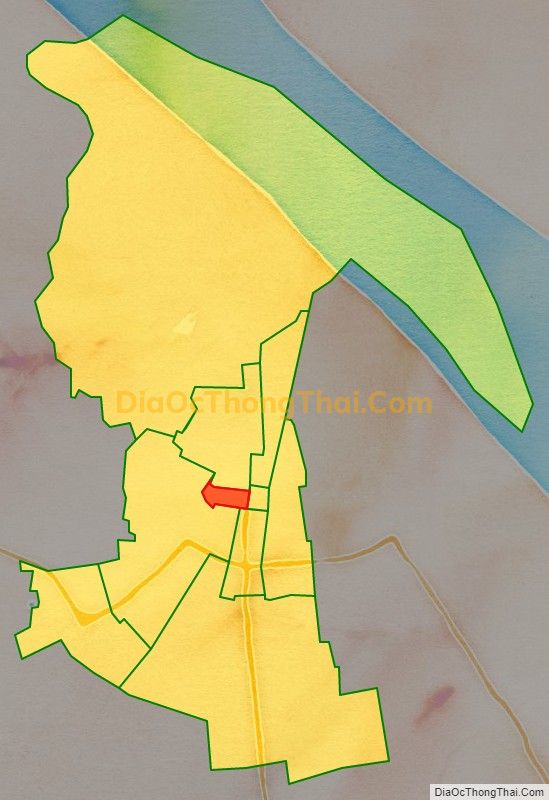 Bản đồ vị trí và địa giới hành chính Phường 2, thành phố Trà Vinh