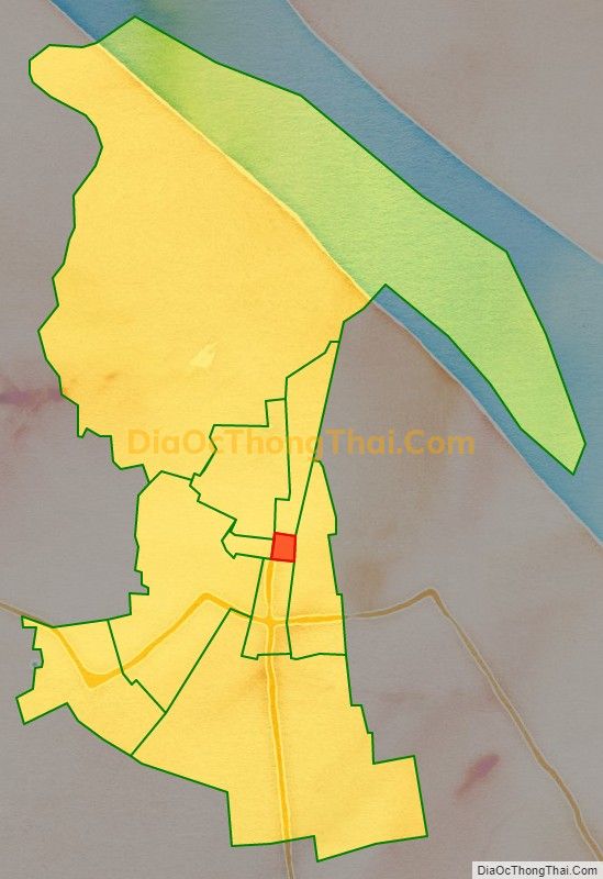 Bản đồ vị trí và địa giới hành chính Phường 3, thành phố Trà Vinh