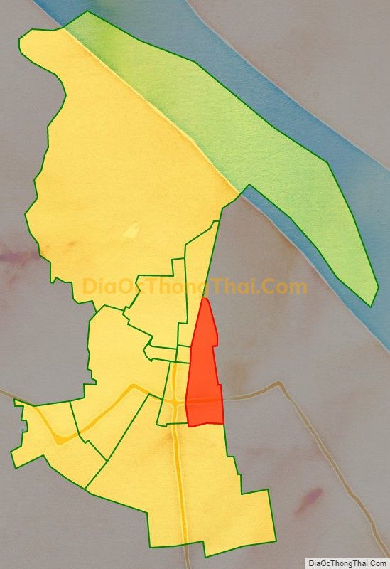 Bản đồ vị trí và địa giới hành chính Phường 5, thành phố Trà Vinh
