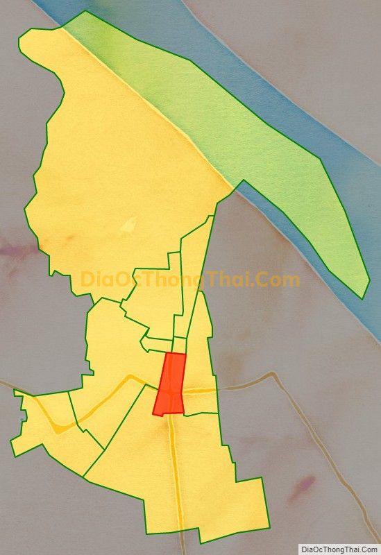 Bản đồ vị trí và địa giới hành chính Phường 6, thành phố Trà Vinh
