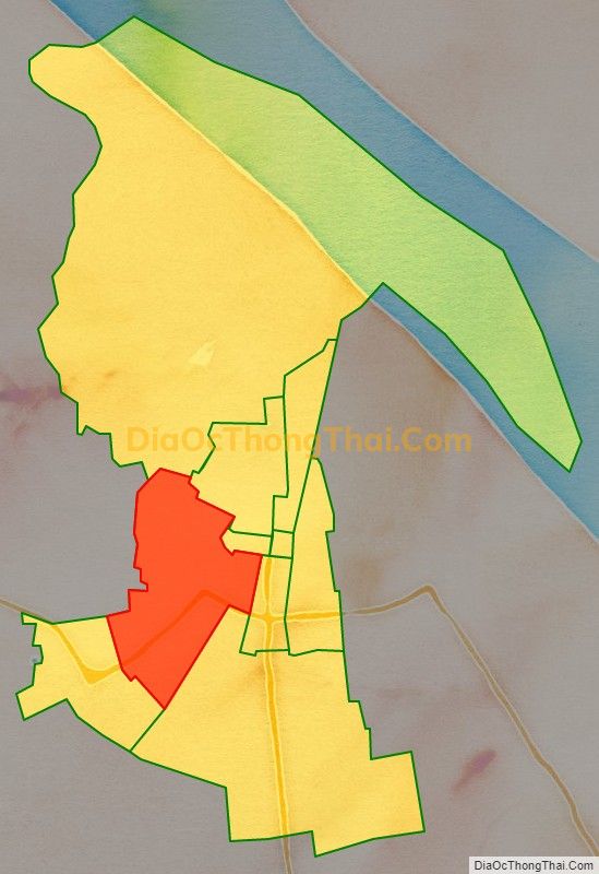 Bản đồ vị trí và địa giới hành chính Phường 7, thành phố Trà Vinh