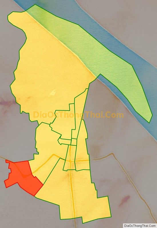 Bản đồ vị trí và địa giới hành chính Phường 8, thành phố Trà Vinh