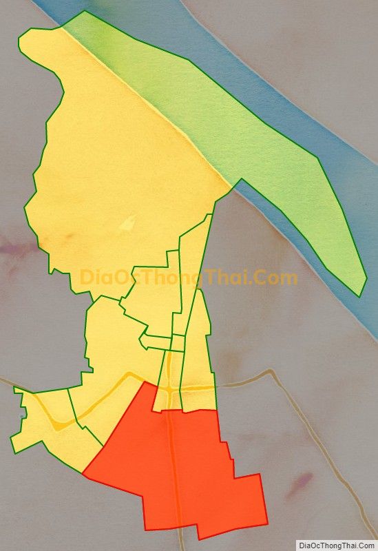 Bản đồ vị trí và địa giới hành chính Phường 9, thành phố Trà Vinh