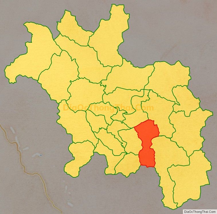 Bản đồ vị trí và địa giới hành chính Xã Kim Bình, huyện Chiêm Hóa
