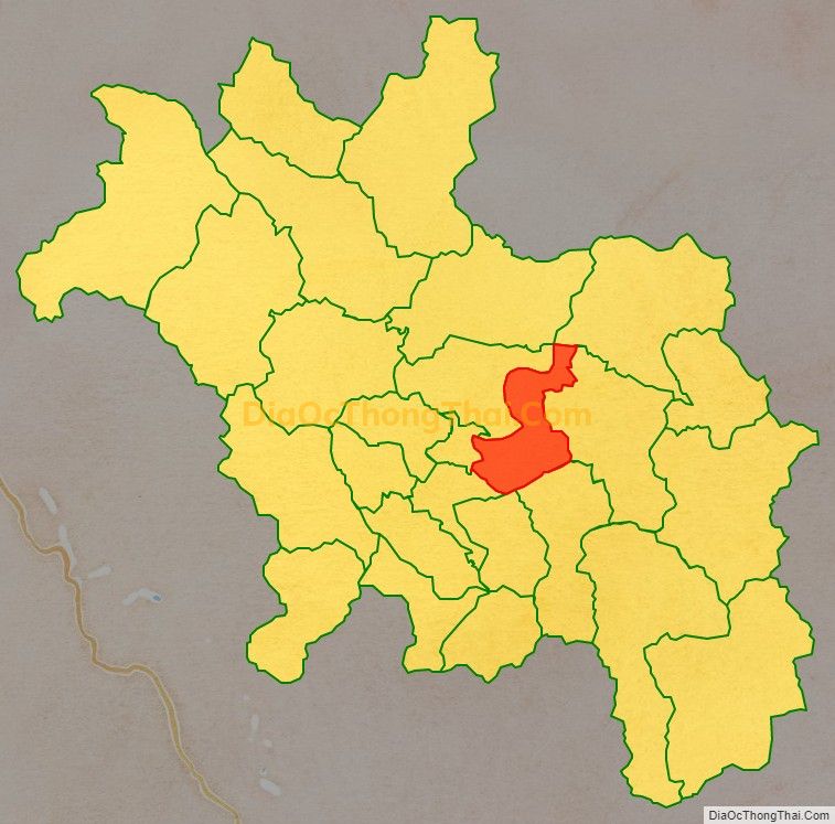 Bản đồ vị trí và địa giới hành chính Xã Ngọc Hội, huyện Chiêm Hóa
