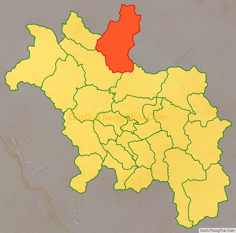 Bản đồ vị trí và địa giới hành chính Xã Phúc Sơn, huyện Chiêm Hóa