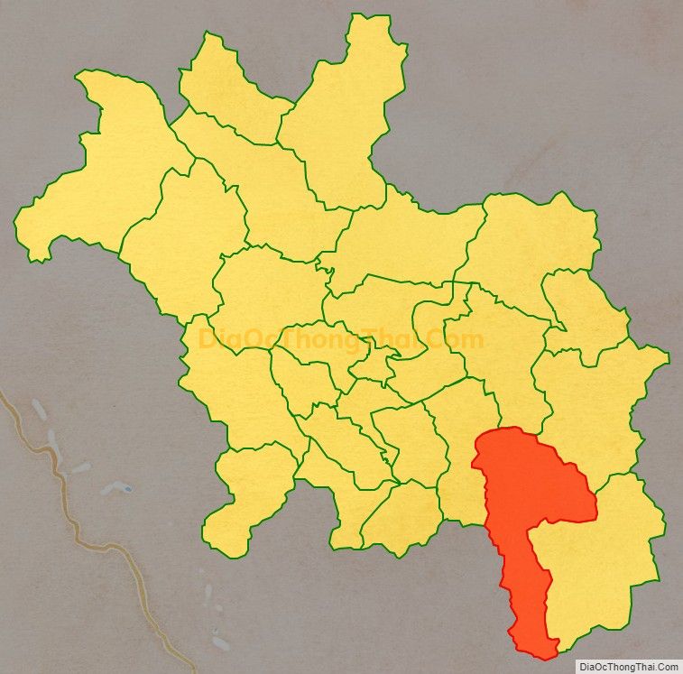 Bản đồ vị trí và địa giới hành chính Xã Tri Phú, huyện Chiêm Hóa