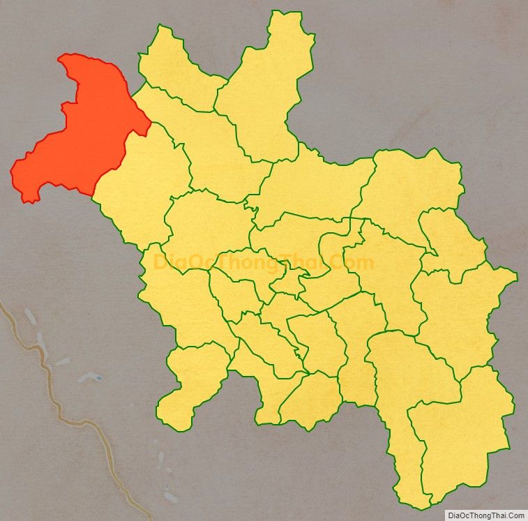 Bản đồ vị trí và địa giới hành chính Xã Trung Hà, huyện Chiêm Hóa