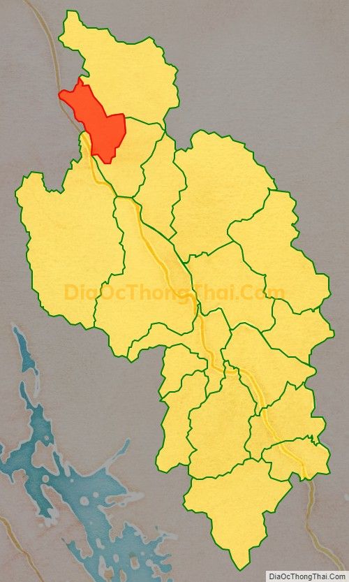 Bản đồ vị trí và địa giới hành chính Xã Bạch Xa, huyện Hàm Yên