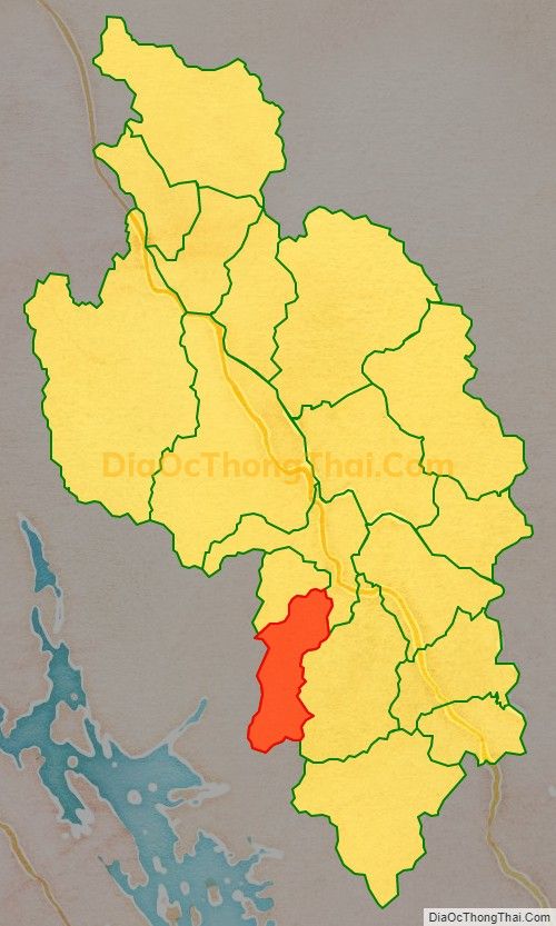 Bản đồ vị trí và địa giới hành chính Xã Bằng Cốc, huyện Hàm Yên