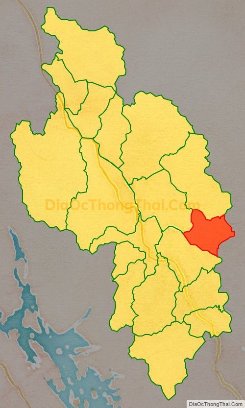 Bản đồ vị trí và địa giới hành chính Xã Bình Xa, huyện Hàm Yên